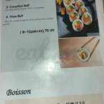 Menu HOBAK restaurant coréen Agadir June 2023 185716
